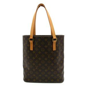 LOUIS VUITTON Vavin GM Tote Bag PVC coated canvas Brown Used Women LV